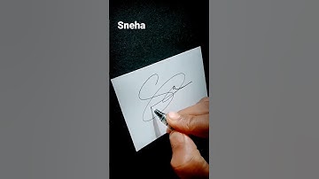 s letter signature style#sneha#shortvideo#shorts#art#viral#youtubeshorts