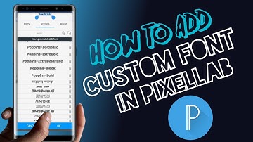 #pixellab #customfonts How To Add Custom Fonts in Pixellab App || Make Your Thumbnails Attractive