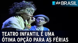 Peças gratuitas entram em cartaz em SP e divertem a criançada | SBT Brasil (08/12/23)