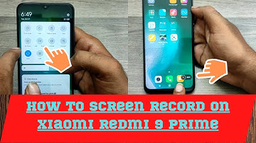 How to Screen recorder in Redmi 9 prime| How to Record Screen in XIAOMI Redmi 9 prime