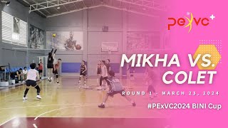 PExVC+ BINI Cup: Round 1 - Mikha vs. Colet by Jeff Alagar 25 views 1 month ago 13 minutes, 10 seconds