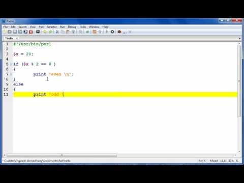 perl tutorial NO 20 else