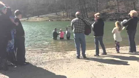 Joyce Holbrook baptized in Jesus Name
