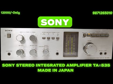 SONY STEREO INTEGRATED AMPLIFIER TA-535 Price - 12000/- Only