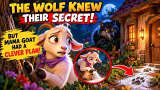 The Wolf Knew Their Secret! 🐺 Mama Goat's Clever Plan | 3D Cartoon Story