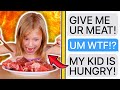 r/EntitledParents | "GIVE MY KID YOUR STEAK!"