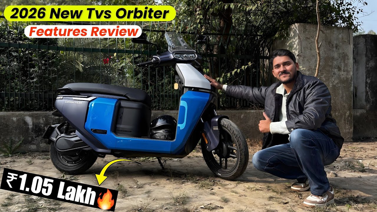 New TVS Orbiter Electric Scooter Review - Top speed, price, range, features review 