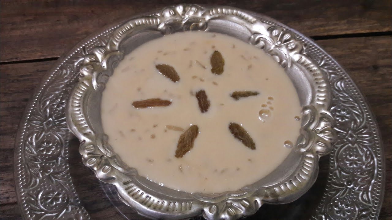 SUGAR FREE Rice pudding Recipe in Bengali style Bengali Dessert khejur gurer payes YouTube