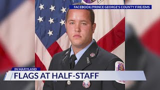 Gov. Moore orders flags to fly at half-staff for fallen PGFD firefighter