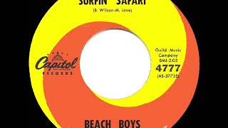 1962 HITS ARCHIVE: Surfin’ Safari - Beach Boys