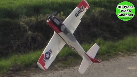 Mr. T-28 Trojan by Parkzone - GREAT 3D FLIGHT EVER !!!