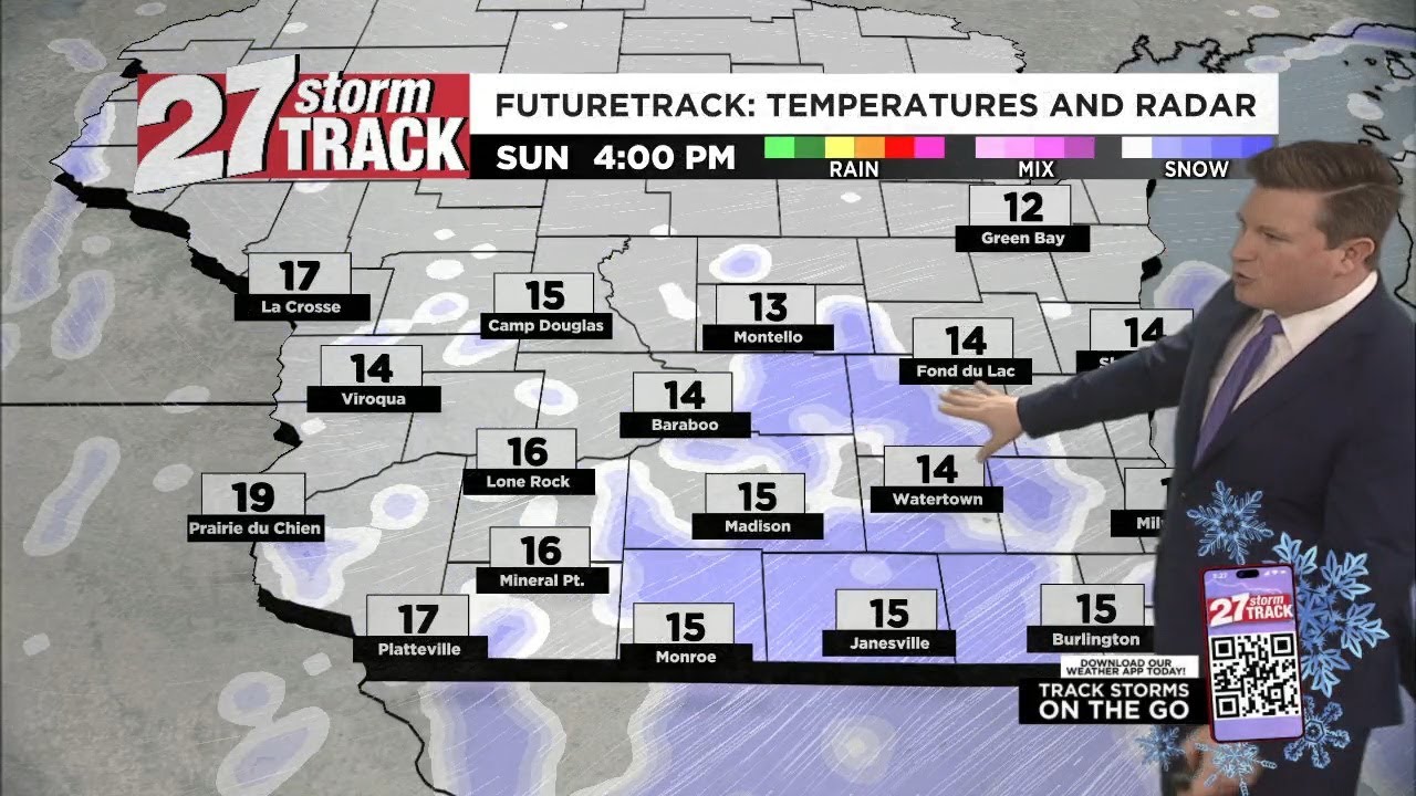 Snow stays in the forecast - YouTube