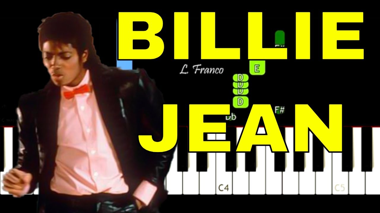 Billie Jean Michael Jackson EASY Piano Tutorial