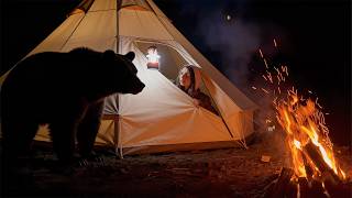 Solo Camping in the Wild Canadian Mountains — Quiet Lake, Campfire and Real Survival