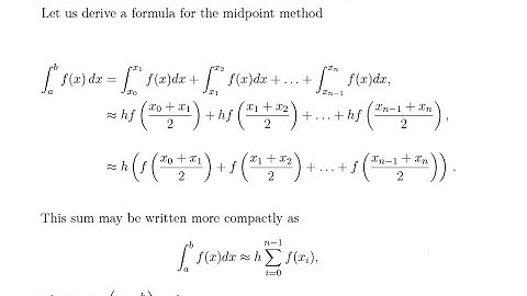 Python Basic Tutorial | Composite Midpoint method Using Python | Numerical Method |