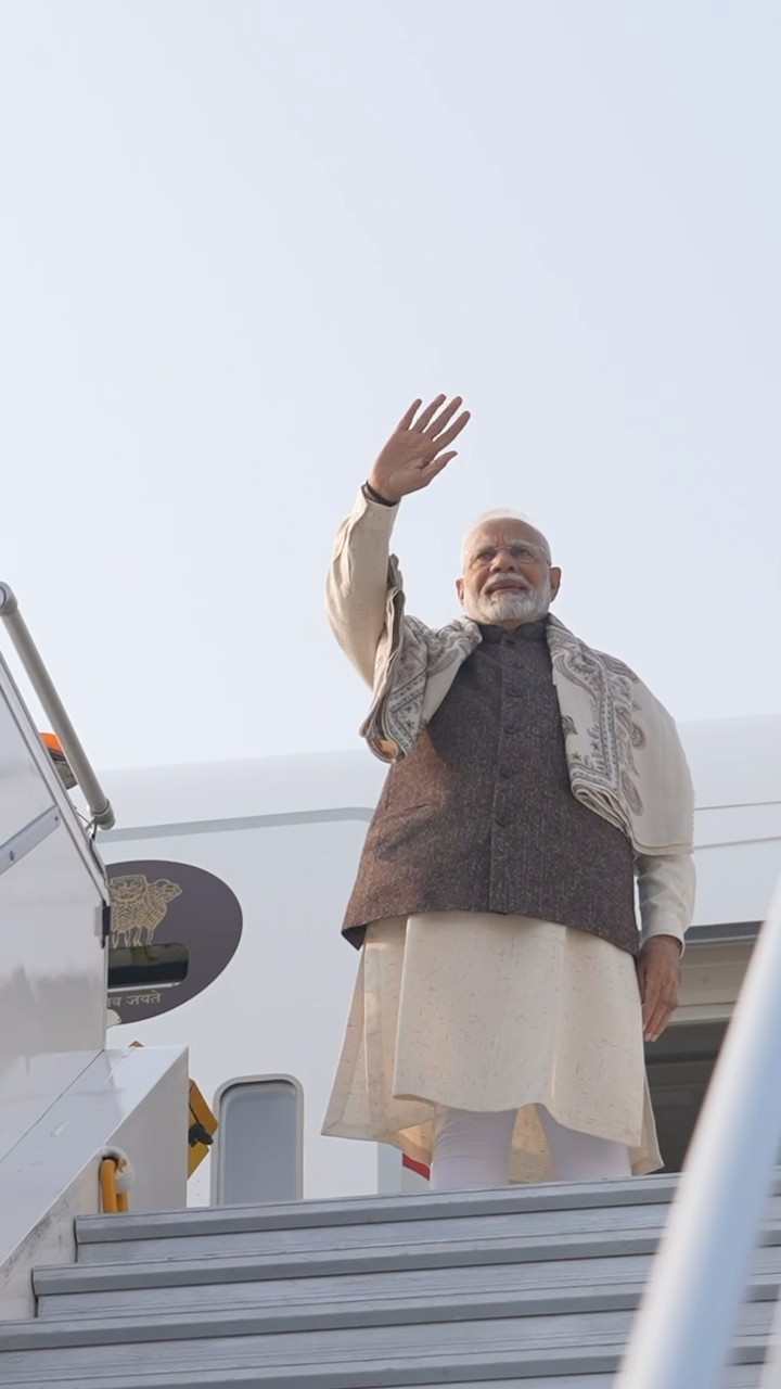 PM Modi emplanes for Kuwait