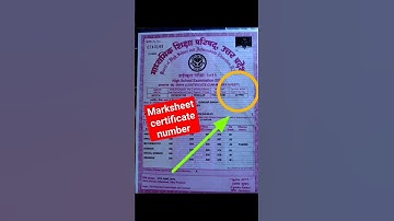 marksheet certificate number kon sa hai #marksheetcertificatenumberkyahai #biharboard #no