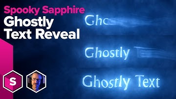 Ghostly Text Reveal with Boris FX Sapphire - Breakdown