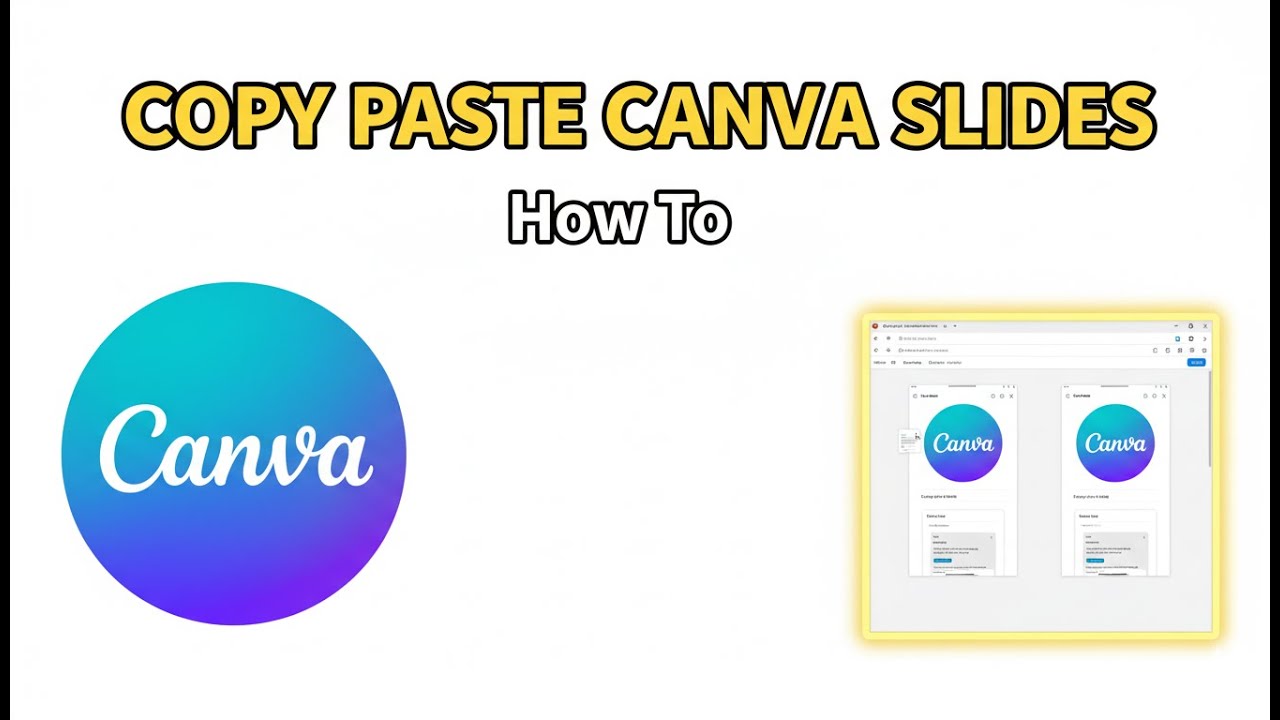 Как копировать и вставлять слайды в Canva (2025)