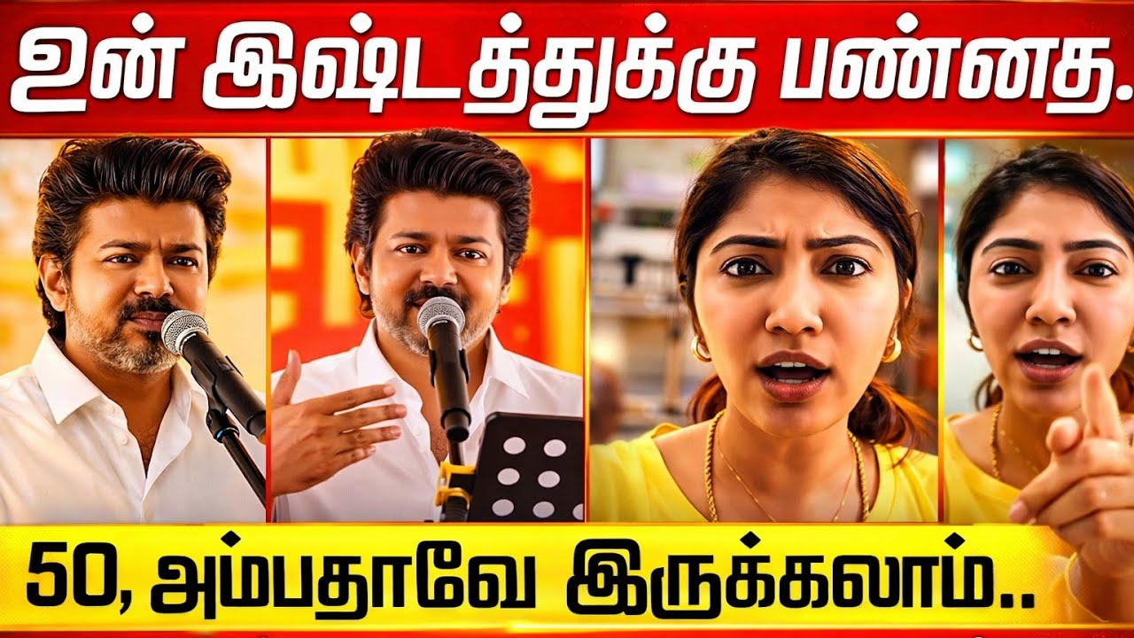 உன் இஷ்டத்துக்கு பண்ணாத.. தவெக தலைவர் விஜய்க்கு ஜூலி அட்வைஸ்! #tvkvijay #Julie