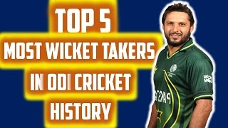 Celebrity Top 5 highest wicket takers in one day cricket history . Profile