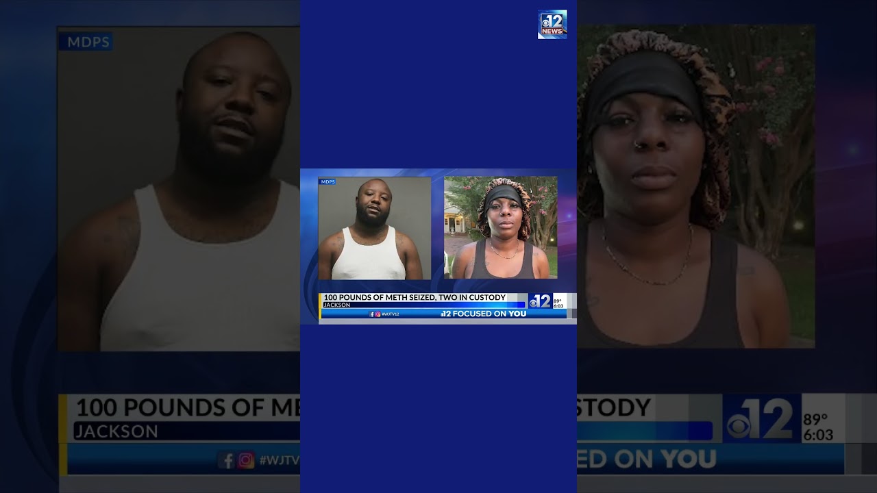 100 pounds of meth seized in Jackson, two in custody