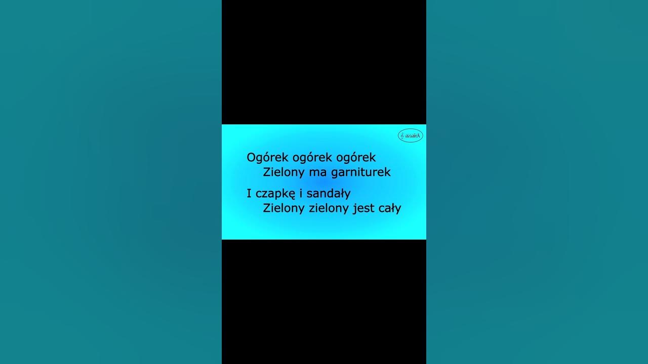 Ogórek wąsaty - Fasolki & Natalia Kaim #Shorts #muzyka #karaoke #cover #music #song
