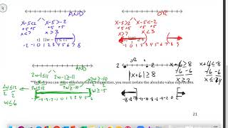 H Algebra II Chapter 2 Section 5 Absolute Values and Inequalities part 2