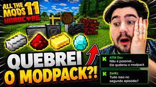ERA SÓ O SEGUNDO EPISÓDIO... E EU JÁ QUEBREI O MODPACK! | ATM11 HARDCORE!⚙️(26.1 + Mods) [EP2]