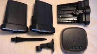 SOLAR DRIVEWAY ALARM PAIRING SENSORS AND CHANGING ZONES