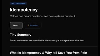 Idempotency: Full walkthrough and Simulation 🧠