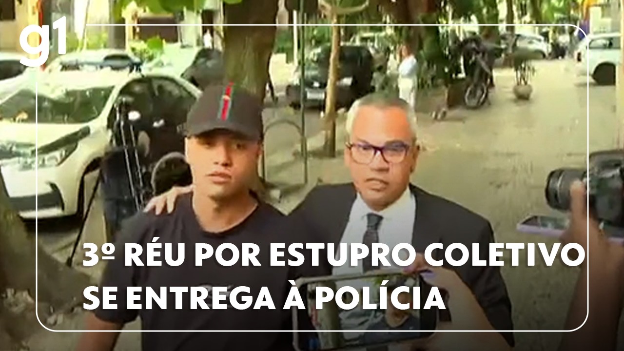 Terceiro foragido por estupro coletivo a adolescente no Rio se entrega à polícia