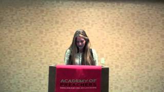 Lilly Ettinger (AoP'15), CBF Festival of Young Preachers