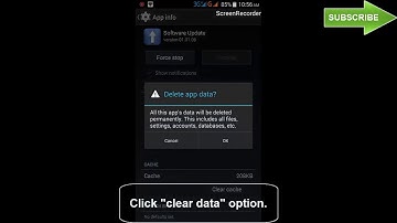 how to fix unfortunately software update has stopped in android