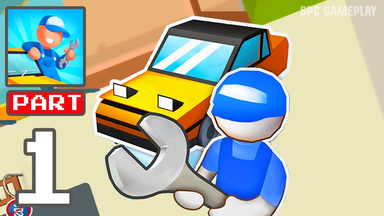 My Super Garage   Gameplay Walkthrough Part 1   Stickman Car Garage Shop   ios, android gameplay