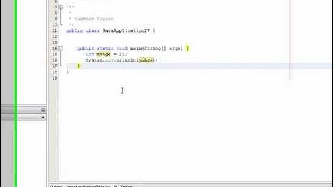 How to declare a Variable with Java (Using Netbeans IDE)