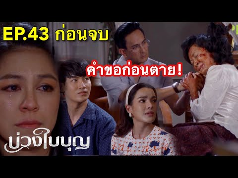 สปอย บ่วงใบบุญ EP.43 ตอนก่อนจบ ดอกรักก่อนตาย..ขอคุณต่อให้เอกอุ ใบบุญ รักกัน