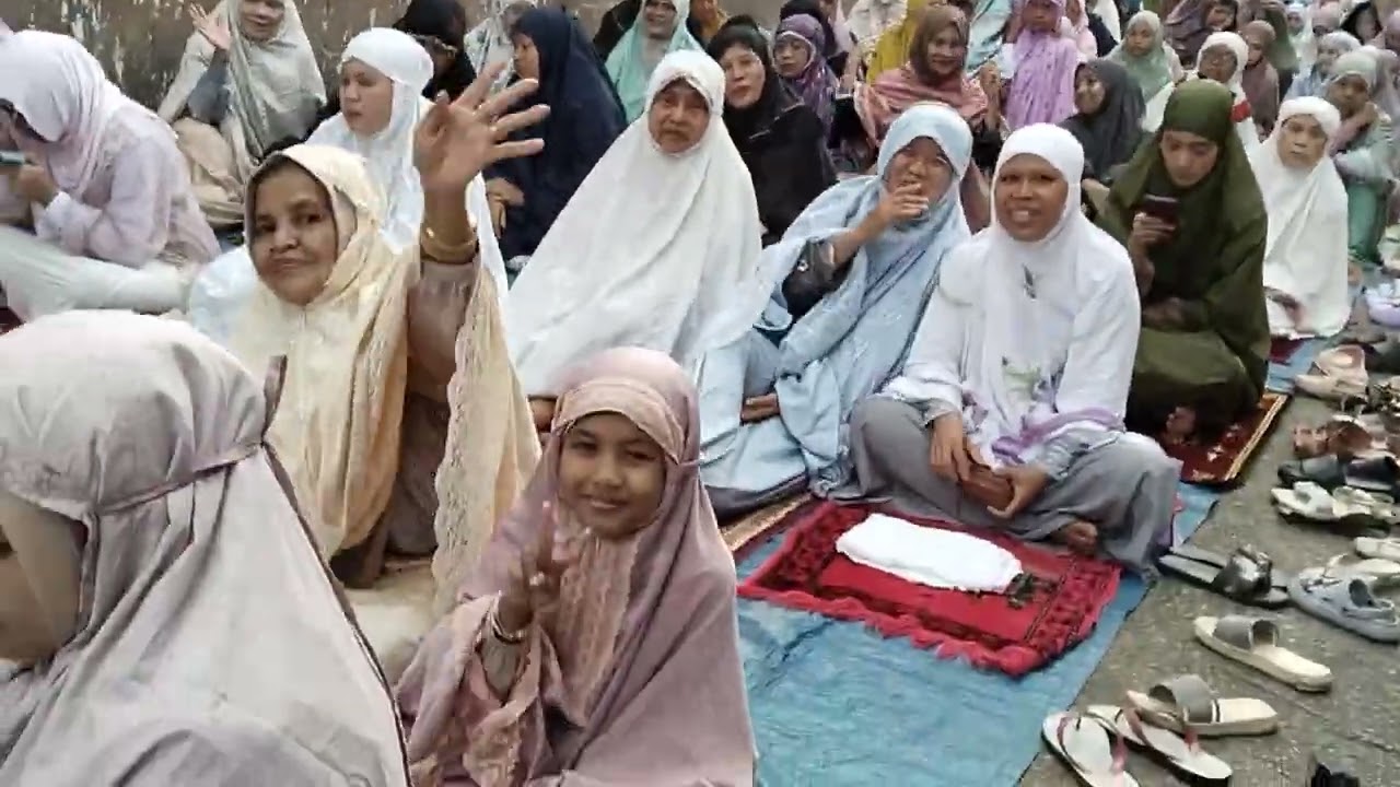 sholat idul fitri 1 syawal 1446 H 31 -3-25 Baitul Aziz bersama khotib imam UAwaludin SSos SPd MM