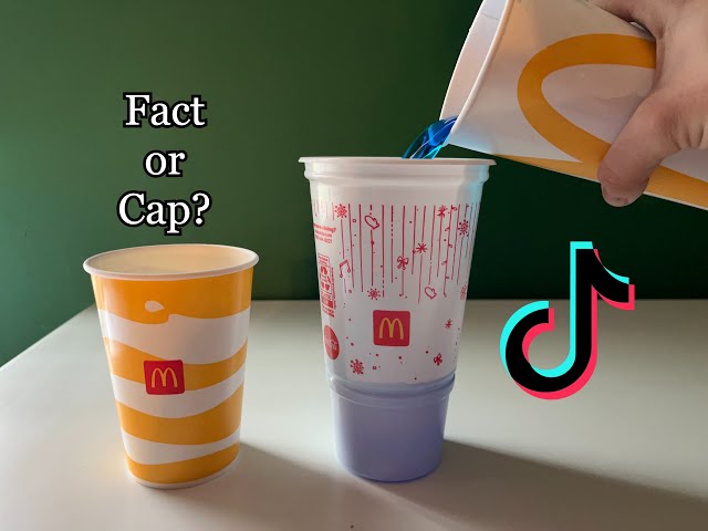 Are all Fast Food Drink Sizes The Same? Fact or cap! 