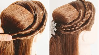 Simple and easy hairstyle l  Quick pretty hairstyle | new hair style for short hair