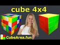How to solve a cube 4 by 4  cubeareafun