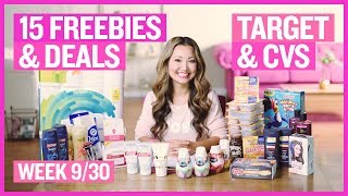 ★ 8 FREEBIES - Target & CVS Coupon DEALS (Week 9/30 - 10/6)