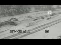 Caught on camera: Multiple car crashes shut main highway after heavy snow during rush hour in USA