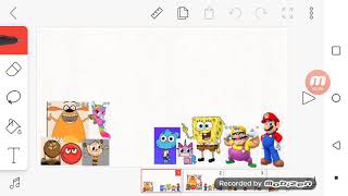 Red Ball, Coconut Fred, Felicity,Miao Le Xing And Ruff Ruffman Misbehaves At The Oddbods Movie Gd