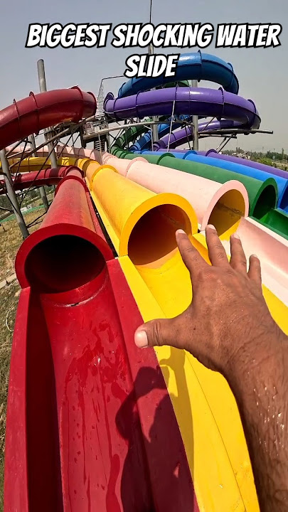 Bella ciao Biggest shocking water slide & Water park POV