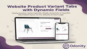 Website Product Variant Tabs with Dynamic Fields | Odoo 19 Website Sale Enhancement by Odonity