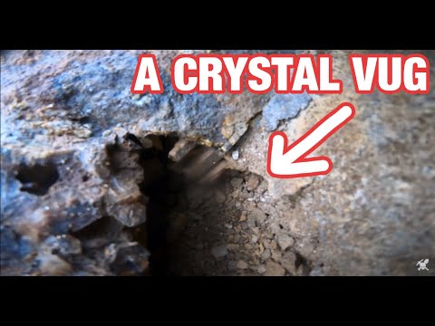 Vug Examples Rocks Finding a Crystal VUG at Upper Hansen Creek, Butterfly, Site C 💎 - YouTube