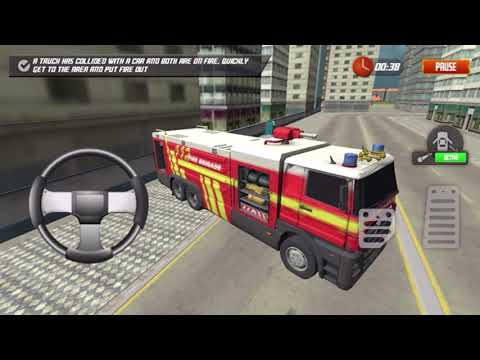 เกมนักกู้ภัย รถดับเพลิง 🚨911 Emergency Rescue Sim 2020 - Android iOS Gameplay #1