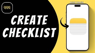 How To Create a Checklist On Notes App ? screenshot 1