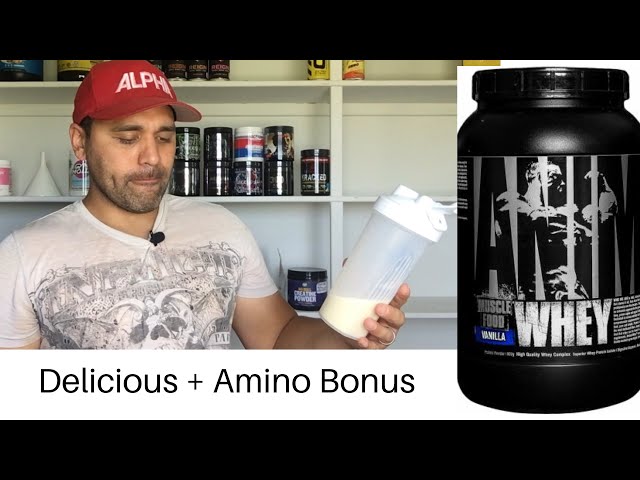 Animal Whey Protein Powder Review (Vanilla) - YouTube